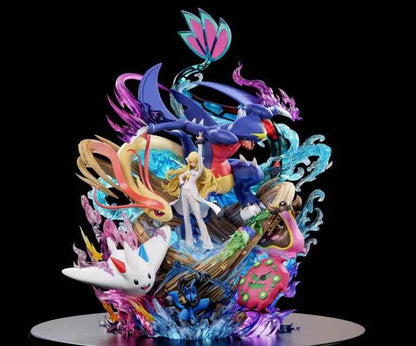 Pokémon EMO Studio Cynthia Resin Statue