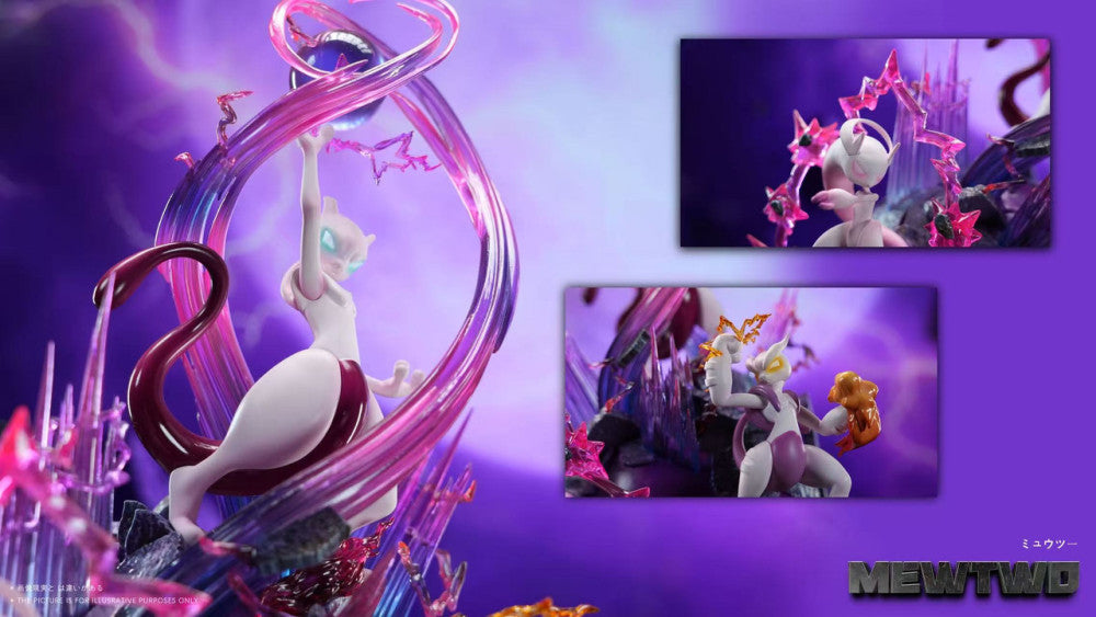 Pokémon JP Studio Mewtwo Group 1/20 Resin Statue