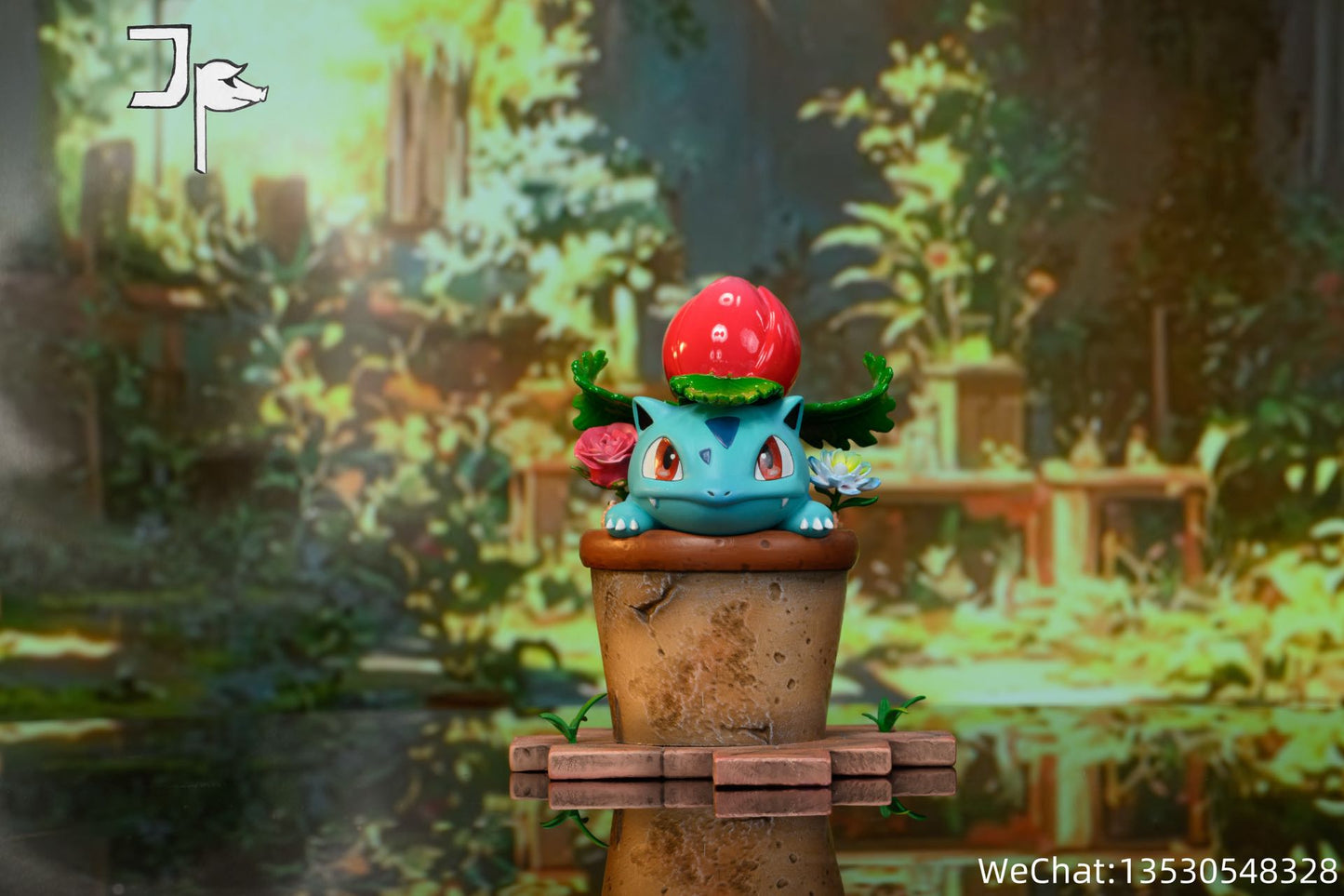 Pokémon JP Studio Urban Ecology 1/20 Bulbasaur Evolution Line Resin Statue