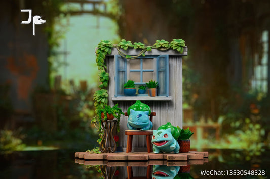 Pokémon JP Studio Urban Ecology 1/20 Bulbasaur Evolution Line Resin Statue