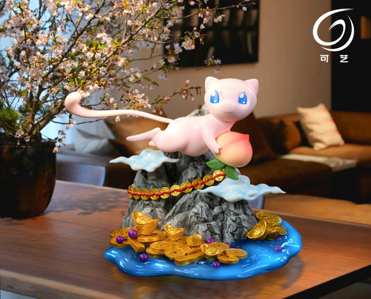 Pokemon Ke Ki Mo Wan Studio Fortune Mew Resin Statue