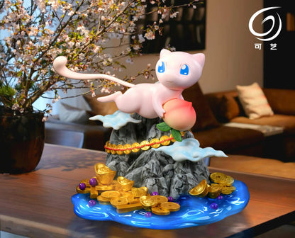 Pokemon Ke Ki Mo Wan Studio Fortune Mew Resin Statue