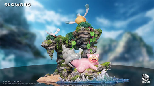 Pokémon Raven Studio Slowpoke 2.0 Resin Statue