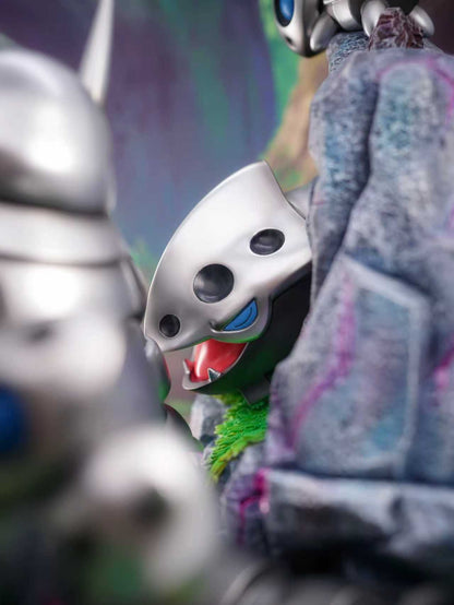 Pokémon Q10 Studio Aggron Family Resin Statue