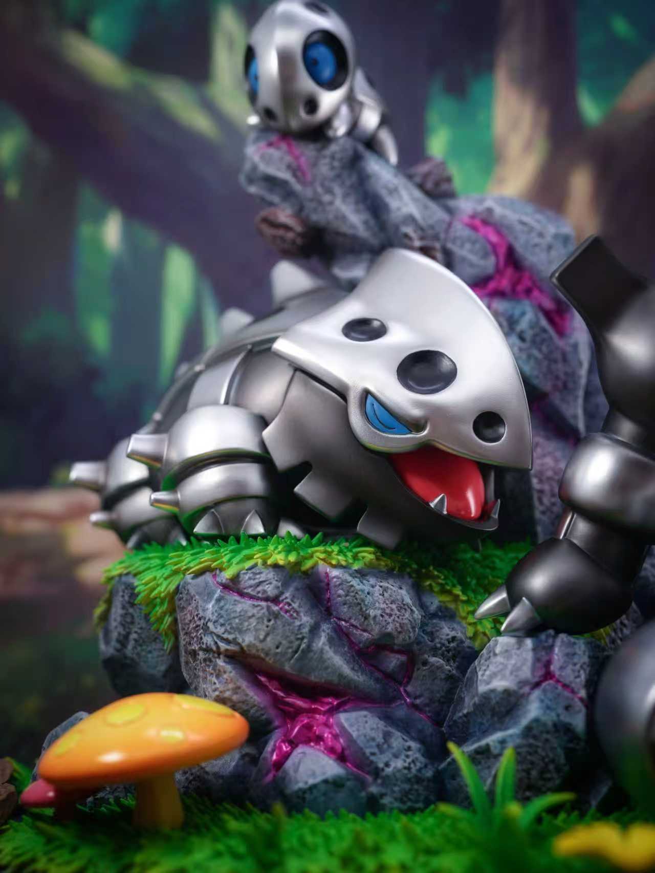 Pokémon Q10 Studio Aggron Family Resin Statue