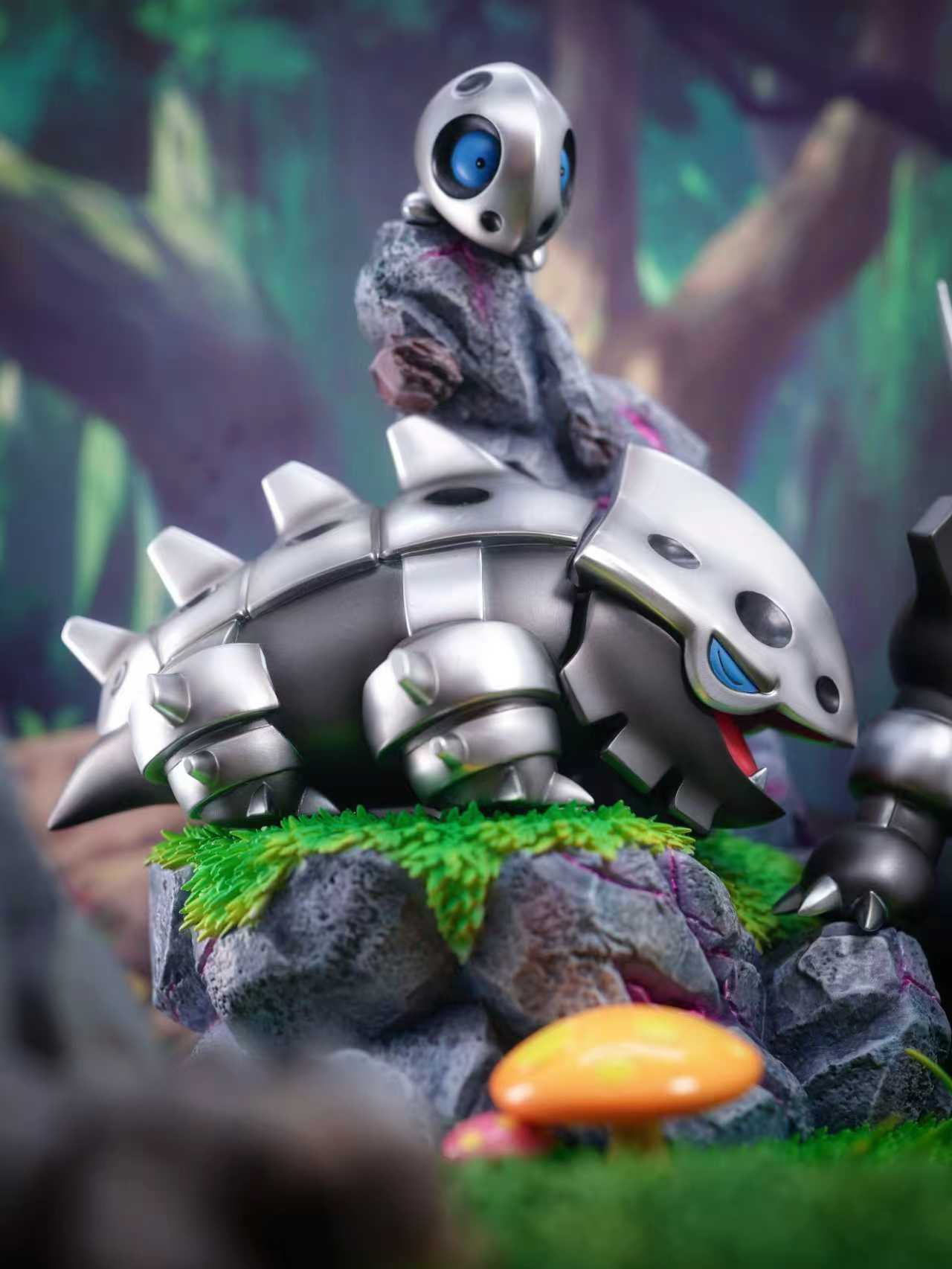 Pokémon Q10 Studio Aggron Family Resin Statue