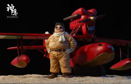 Porco Rosso Shen Yin Studio Hikoutei Jidai Marco Pagot Resin Statue