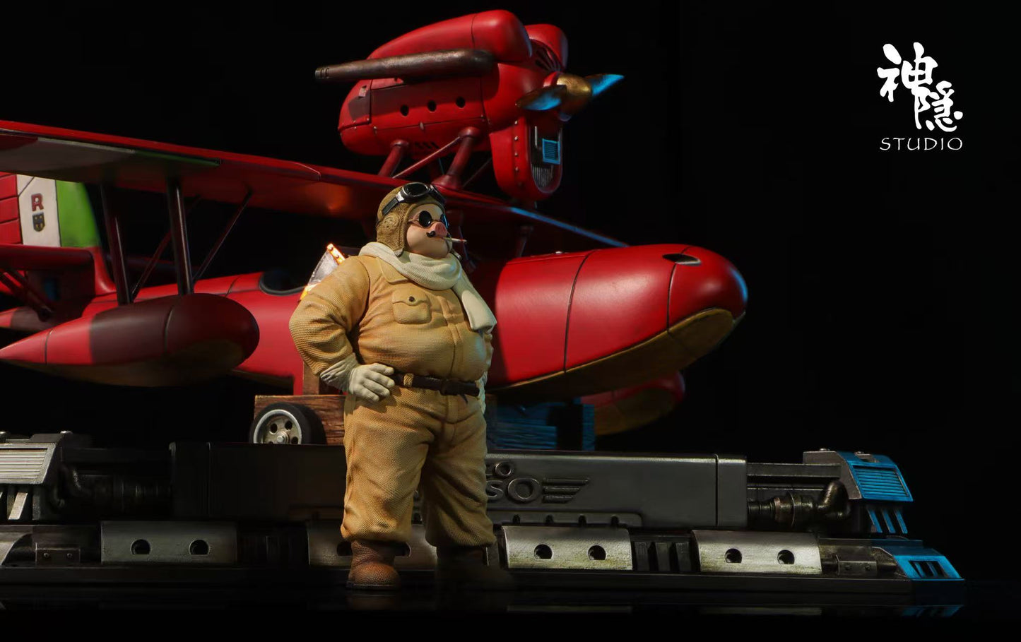 Porco Rosso Shen Yin Studio Hikoutei Jidai Marco Pagot Resin Statue