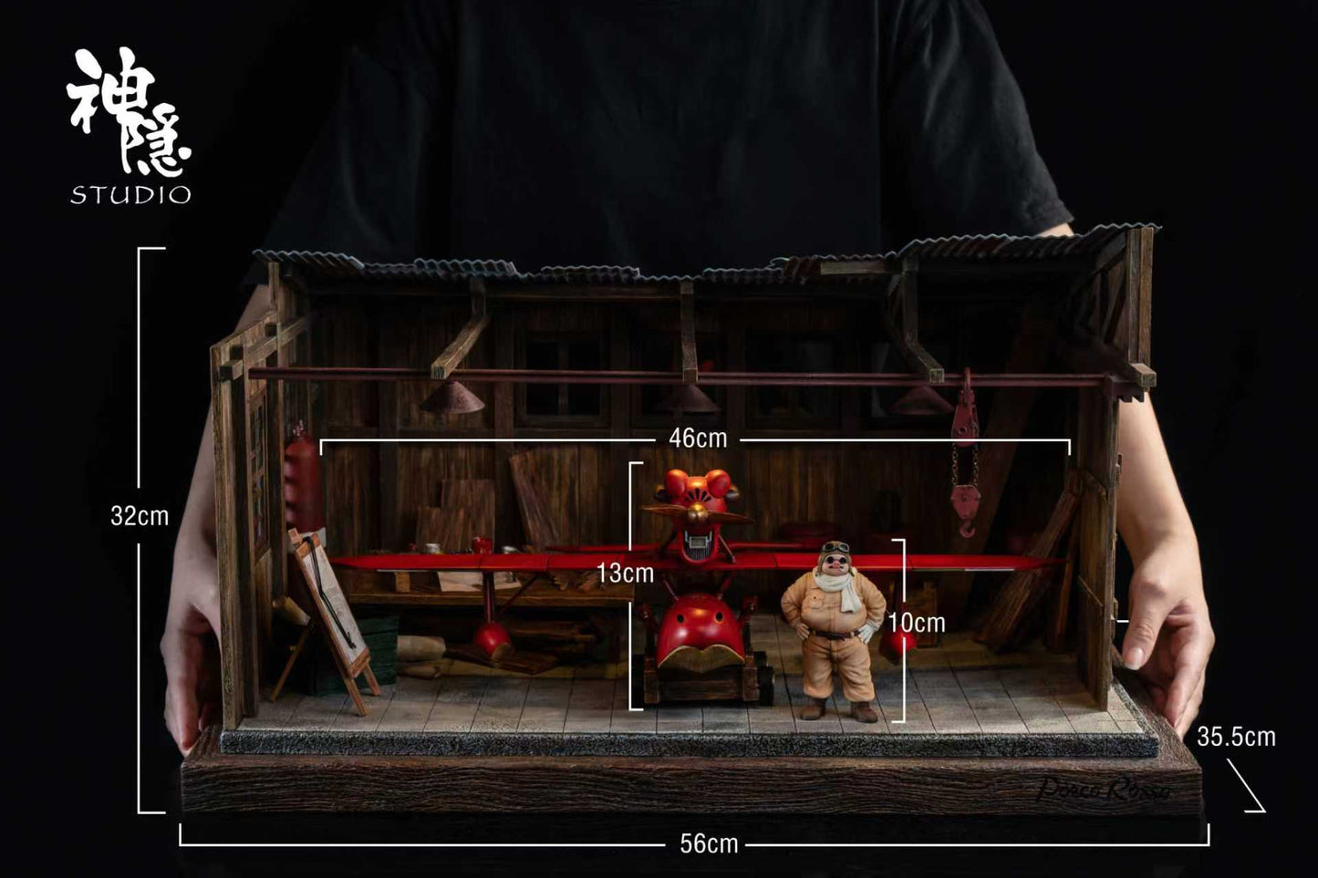 Porco Rosso Shen Yin Studio Hikoutei Jidai Marco Pagot Resin Statue