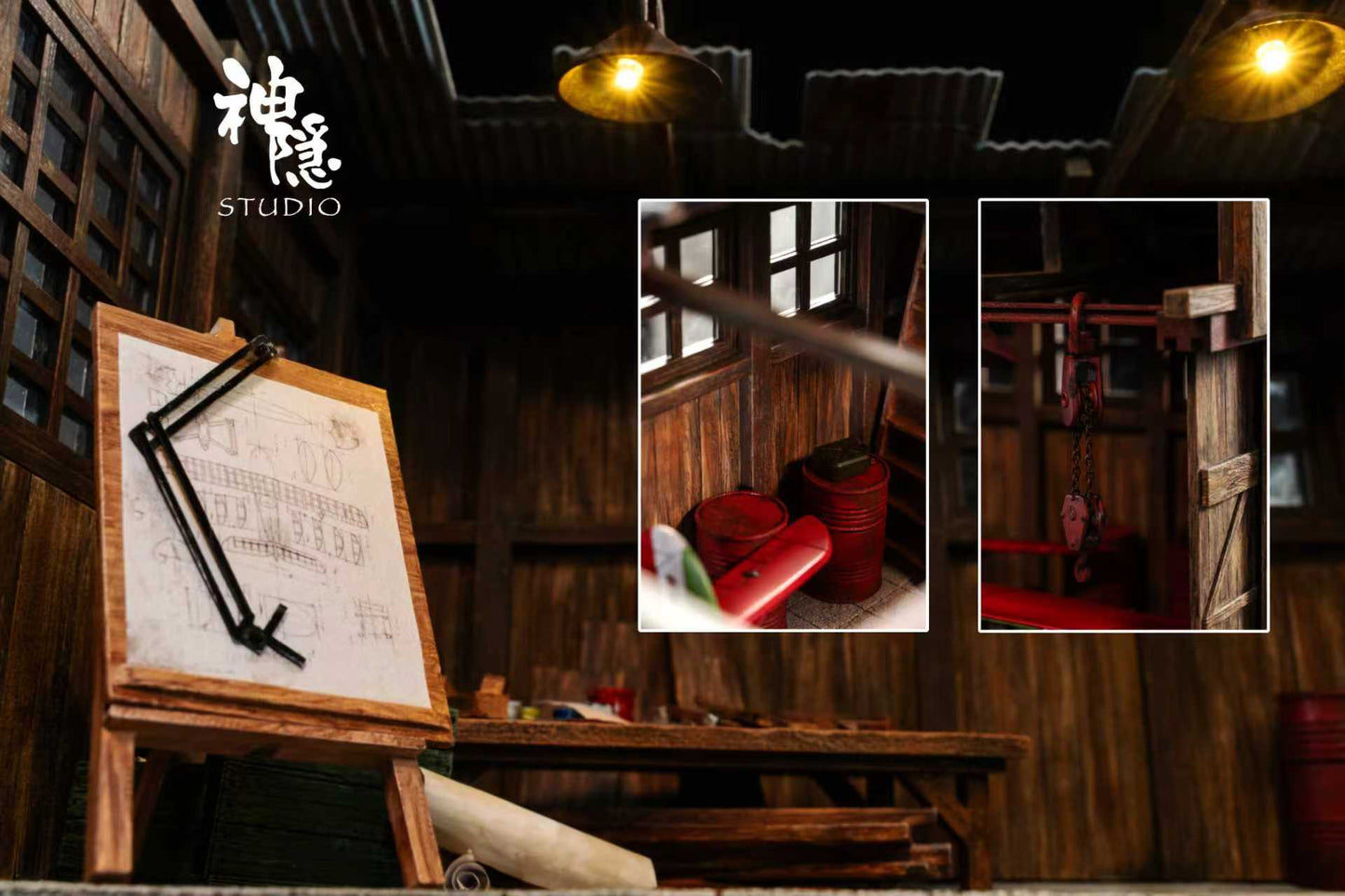 Porco Rosso Shen Yin Studio Hikoutei Jidai Marco Pagot Resin Statue