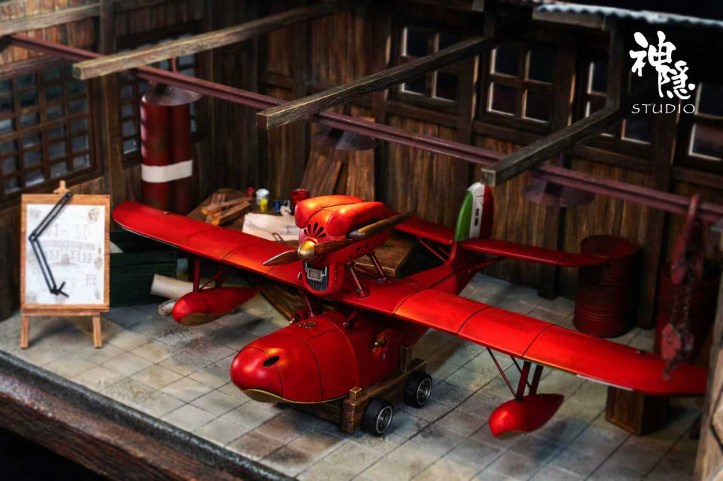 Porco Rosso Shen Yin Studio Hikoutei Jidai Marco Pagot Resin Statue