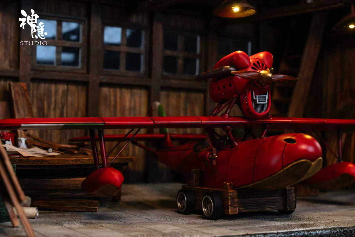 Porco Rosso Shen Yin Studio Hikoutei Jidai Marco Pagot Resin Statue