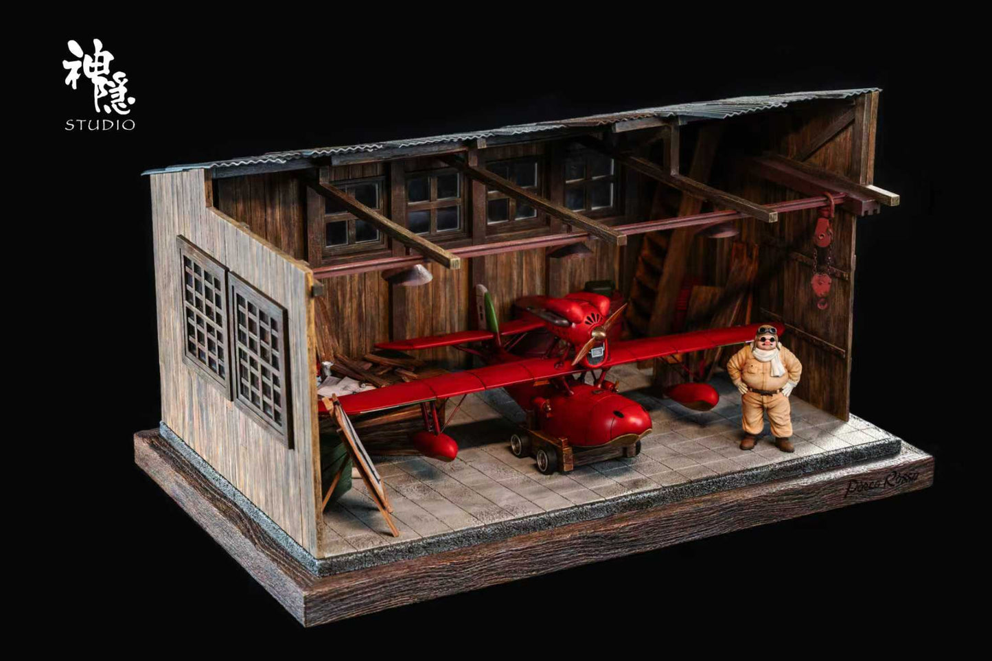 Porco Rosso Shen Yin Studio Hikoutei Jidai Marco Pagot Resin Statue