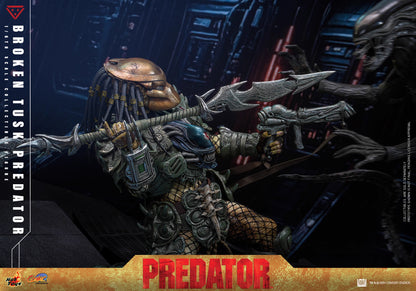 Predator Hot Toys Broken Tusk Predator CMS029 1/6 Licensed Action Figure