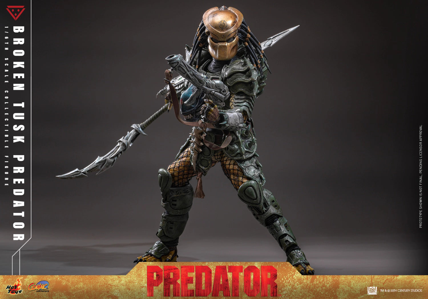 Predator Hot Toys Broken Tusk Predator CMS029 1/6 Licensed Action Figure