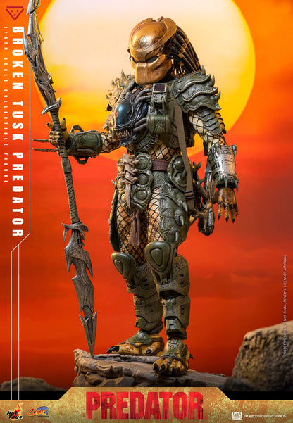Predator Hot Toys Broken Tusk Predator CMS029 1/6 Licensed Action Figure