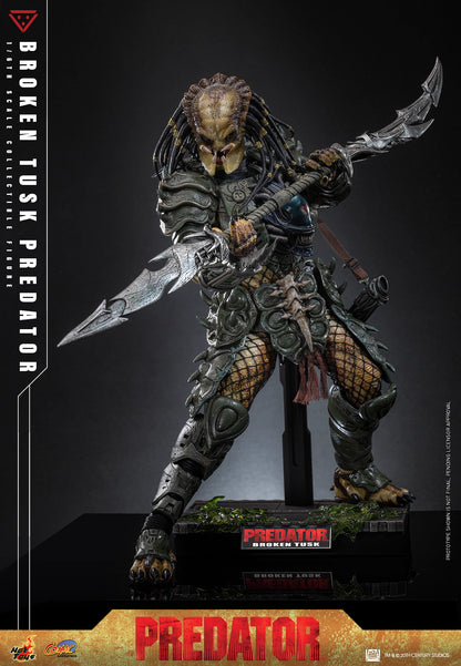 Predator Hot Toys Broken Tusk Predator CMS029 1/6 Licensed Action Figure