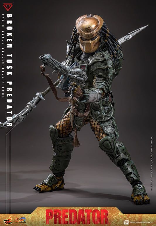 Predator Hot Toys Broken Tusk Predator CMS029 1/6 Licensed Action Figure