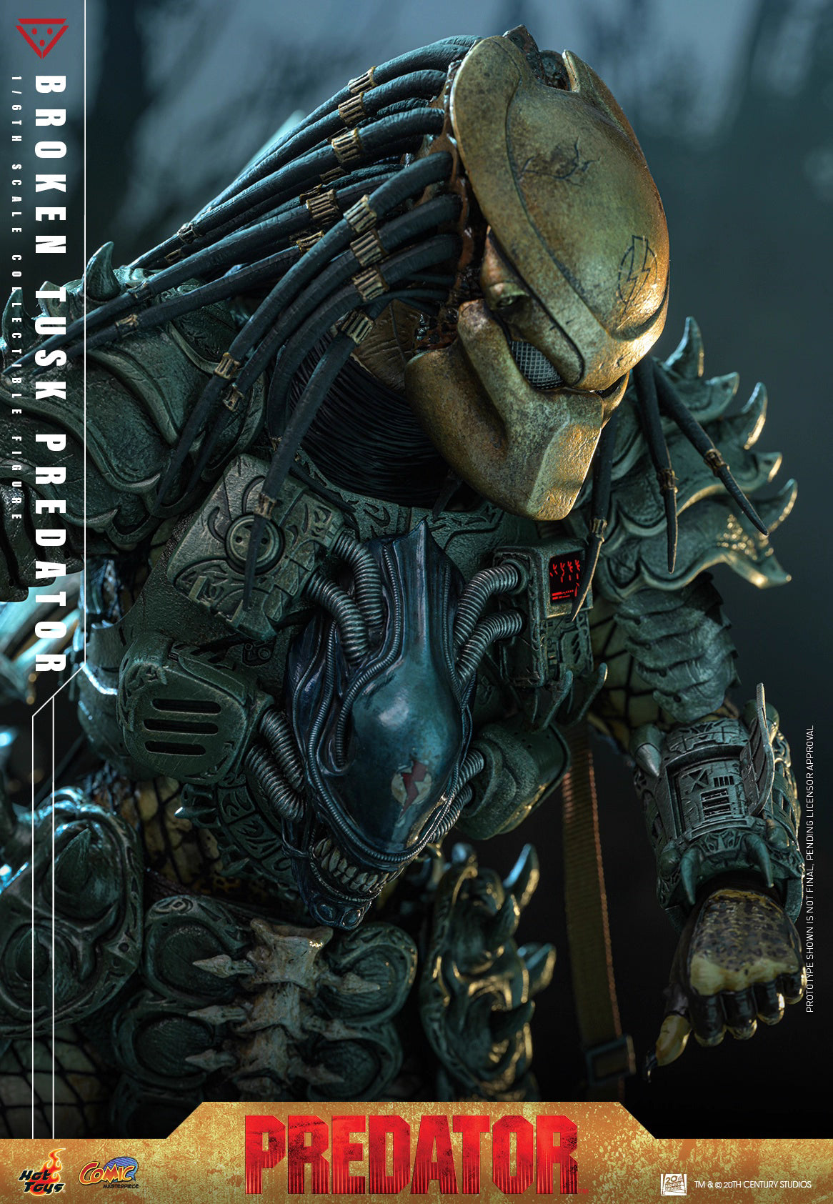 Predator Hot Toys Broken Tusk Predator CMS029 1/6 Licensed Action Figure