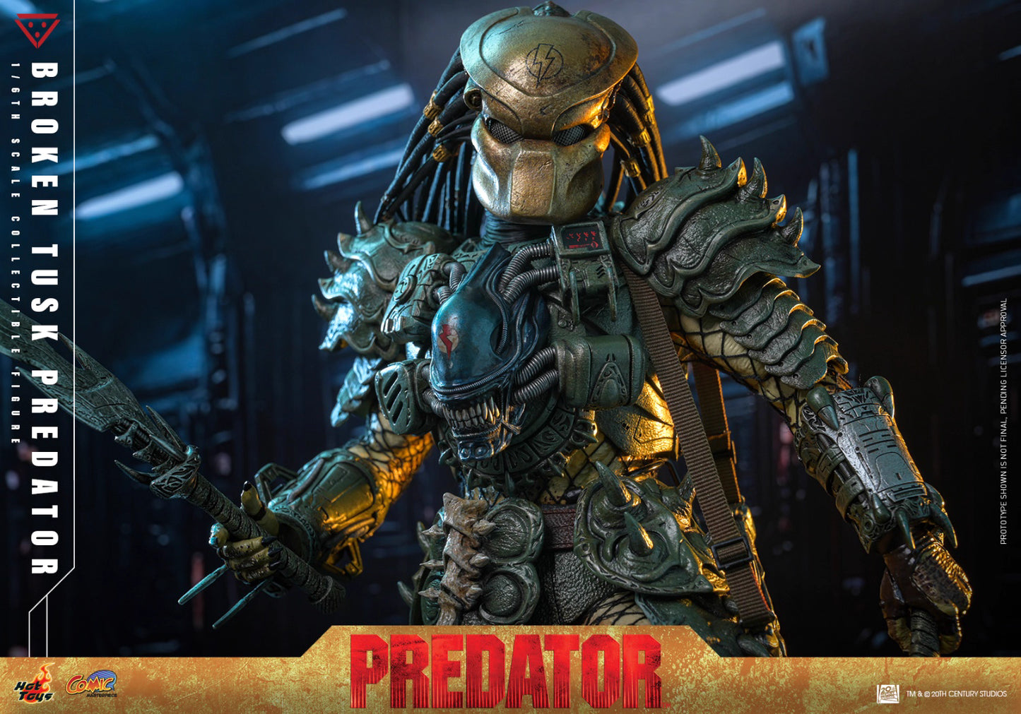 Predator Hot Toys Broken Tusk Predator CMS029 1/6 Licensed Action Figure