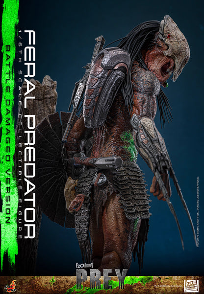 Predator Hot Toys Prey Feral Predator (Battle-Damaged Version) TMS173 1/6 Licensed Action Figure