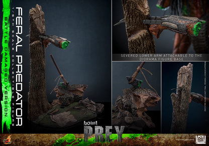 Predator Hot Toys Prey Feral Predator (Battle-Damaged Version) TMS173 1/6 Licensed Action Figure
