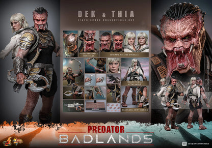 Predator Hot Toys Predator: Badlands Dek & Thia MMS849 MMS850 1/6 Licensed Action Figure