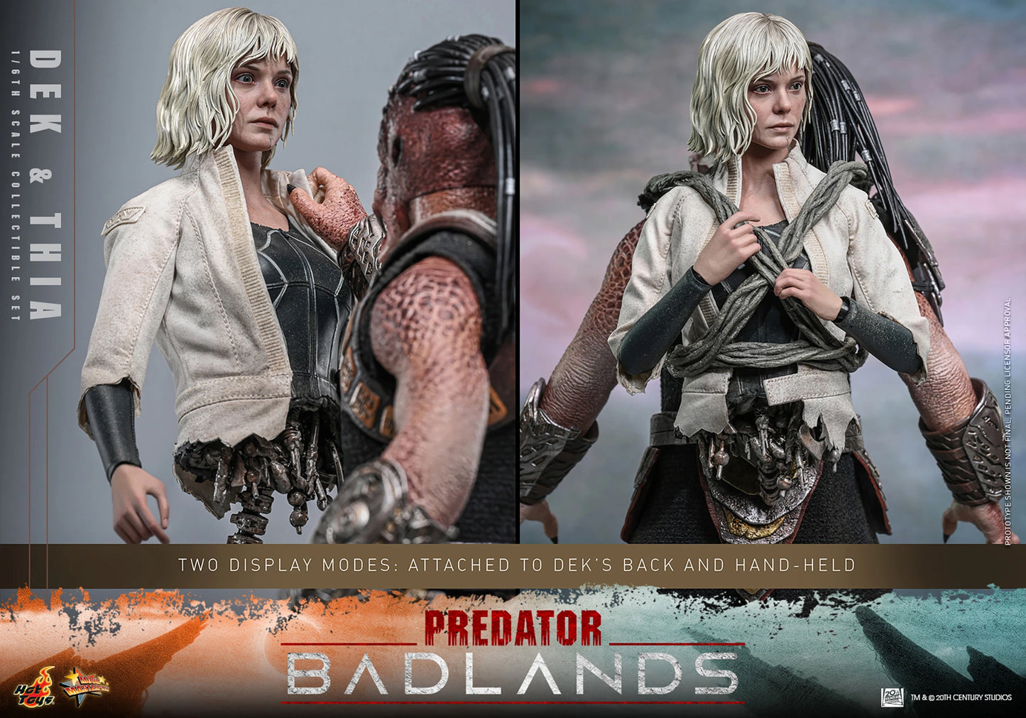 Predator Hot Toys Predator: Badlands Dek & Thia MMS849 MMS850 1/6 Licensed Action Figure
