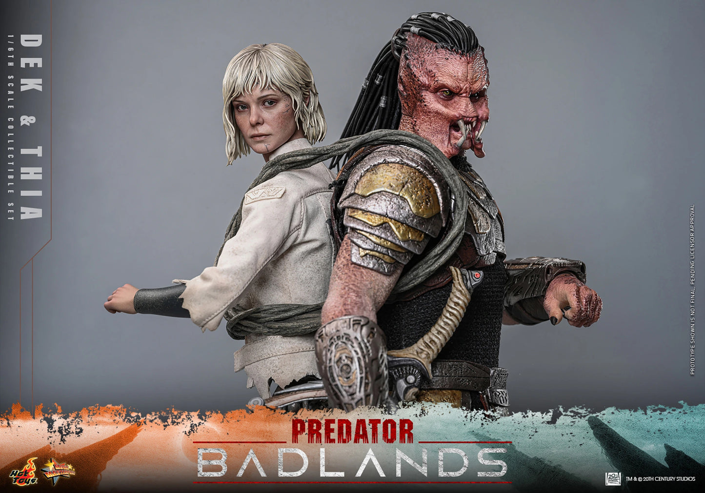 Predator Hot Toys Predator: Badlands Dek & Thia MMS849 MMS850 1/6 Licensed Action Figure