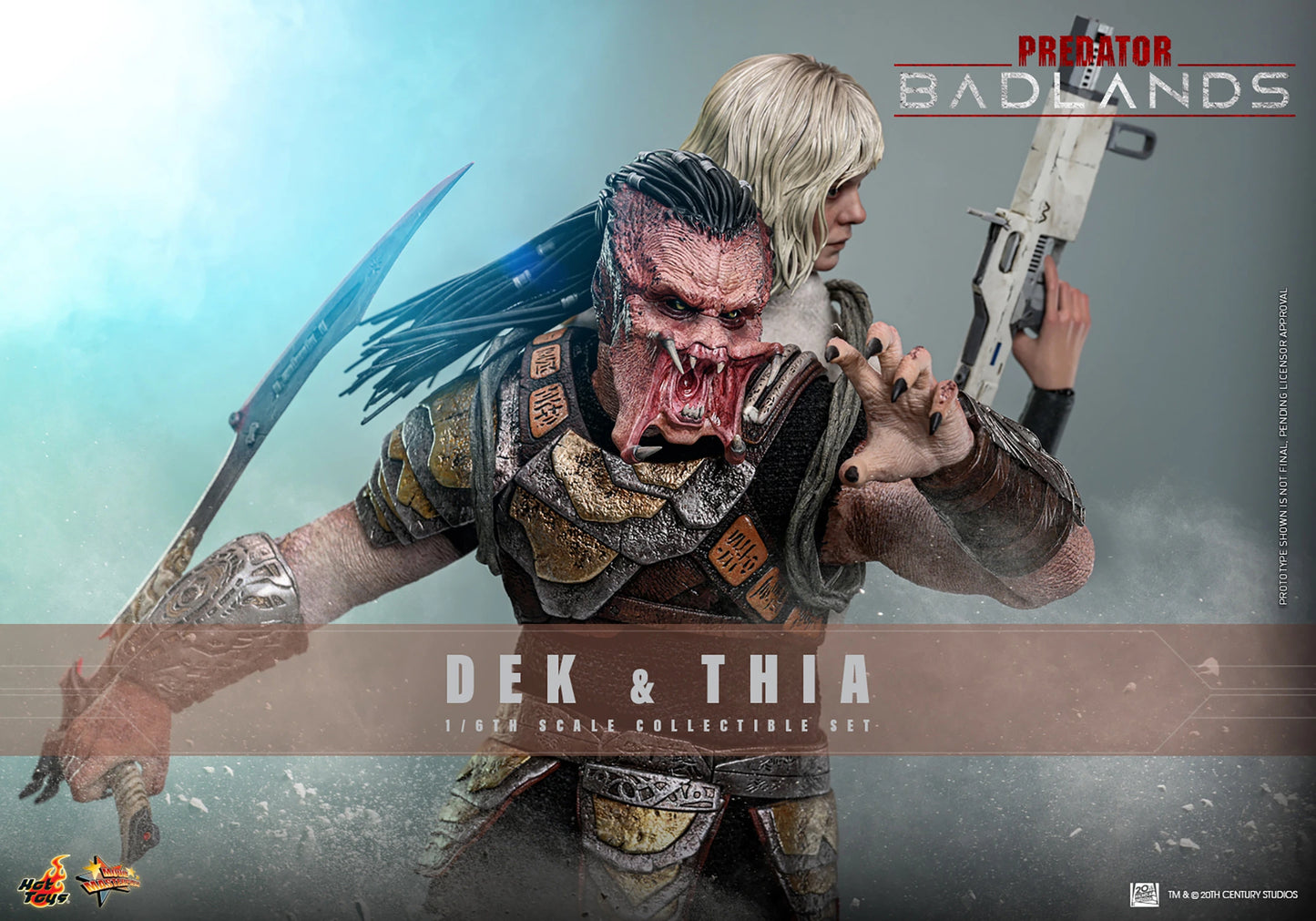 Predator Hot Toys Predator: Badlands Dek & Thia MMS849 MMS850 1/6 Licensed Action Figure