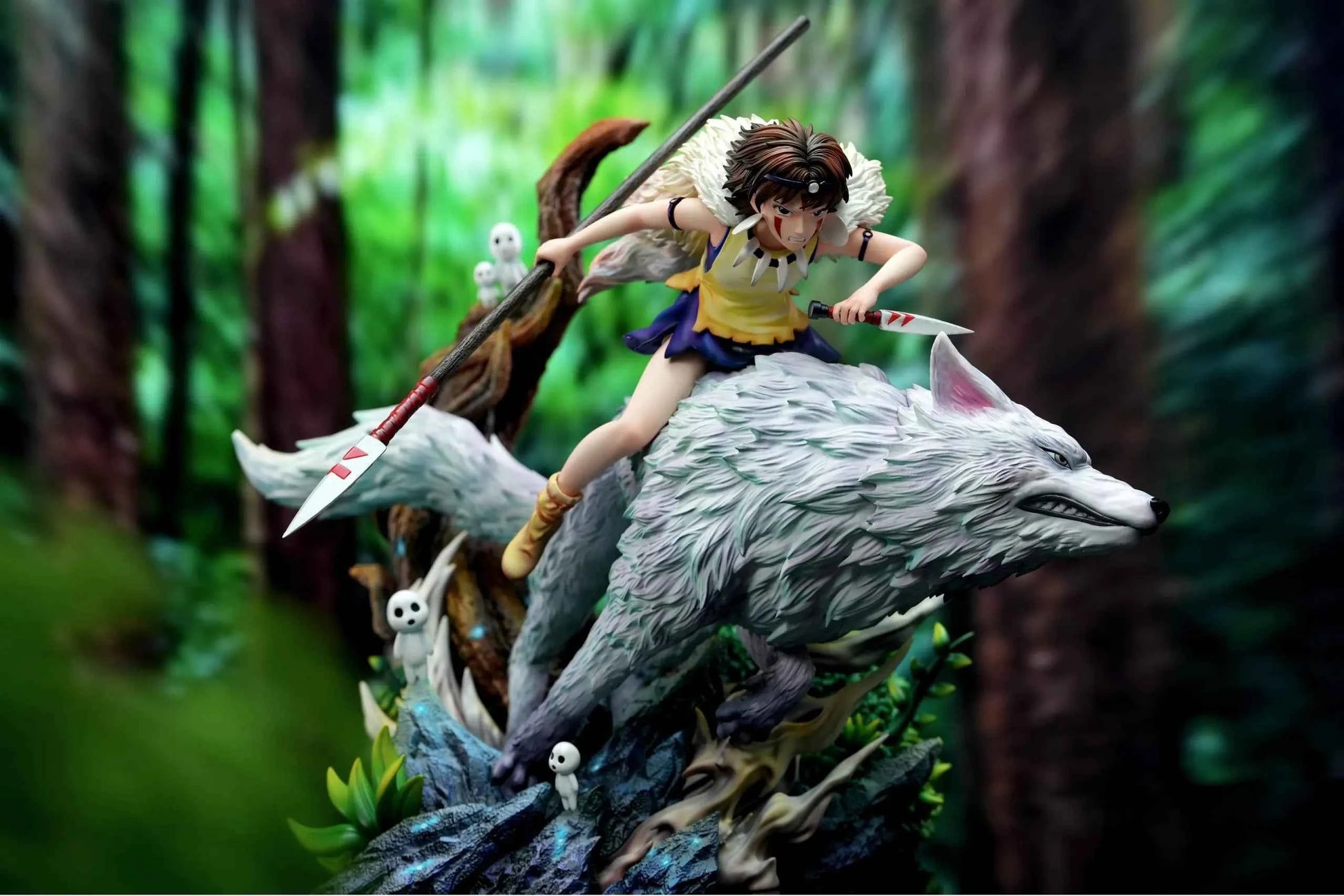 Princess Mononoke M.H.T Studio San Princess Mononoke Resin Statue