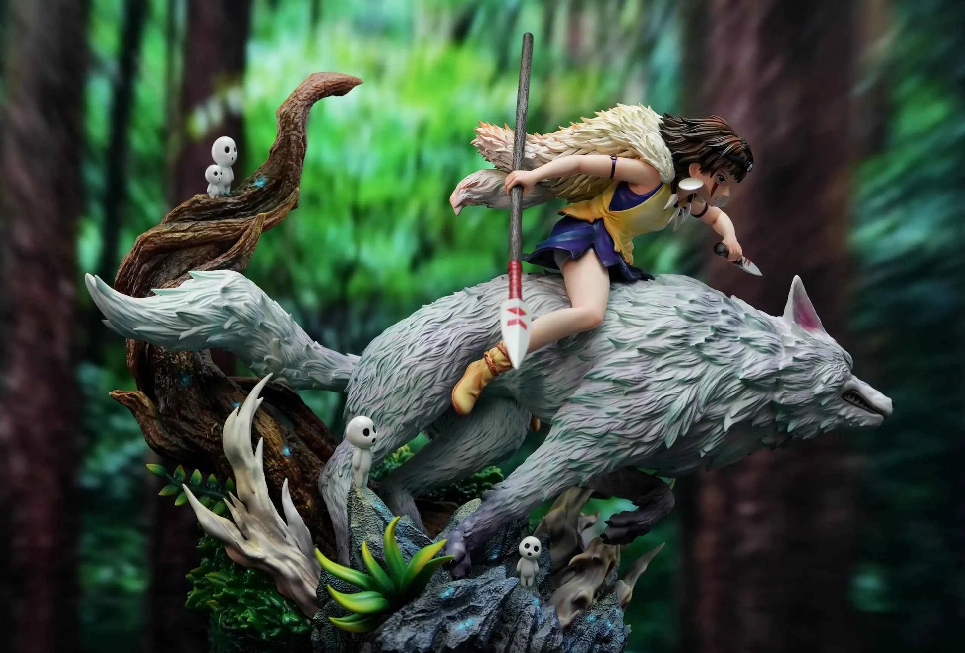 Princess Mononoke M.H.T Studio San Princess Mononoke Resin Statue