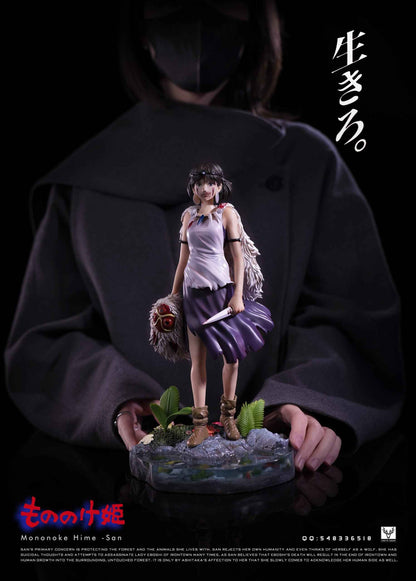 Princess Mononoke White Deer Studio Princess Mononoke San Resin Statue