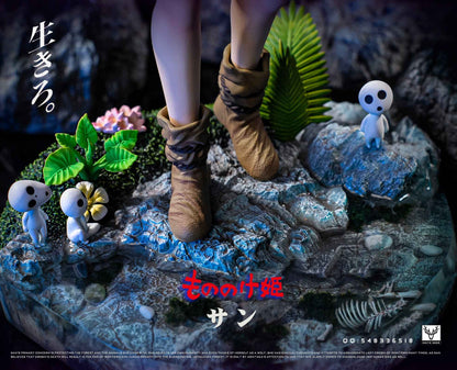 Princess Mononoke White Deer Studio Princess Mononoke San Resin Statue