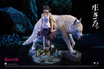 Princess Mononoke White Deer Studio Princess Mononoke San Resin Statue