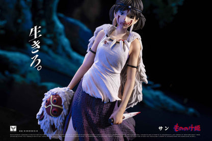 Princess Mononoke White Deer Studio Princess Mononoke San Resin Statue