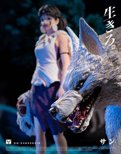 Princess Mononoke White Deer Studio Princess Mononoke San Resin Statue