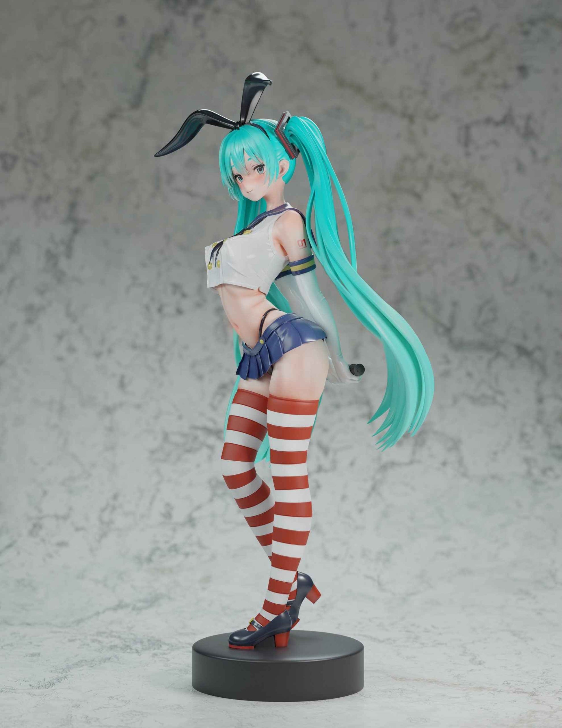 Project Sekai SC Studio Hatsune Miku Cosplay Shimakaze +18 Resin Statue