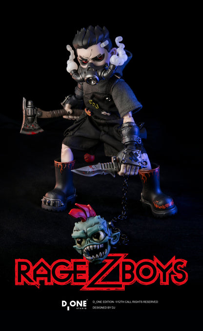 Rage Z Boys D_ONE Studio Ya Zai 1/12 Licensed Action Figure