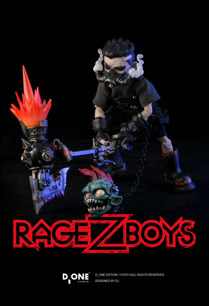Rage Z Boys D_ONE Studio Ya Zai 1/12 Licensed Action Figure
