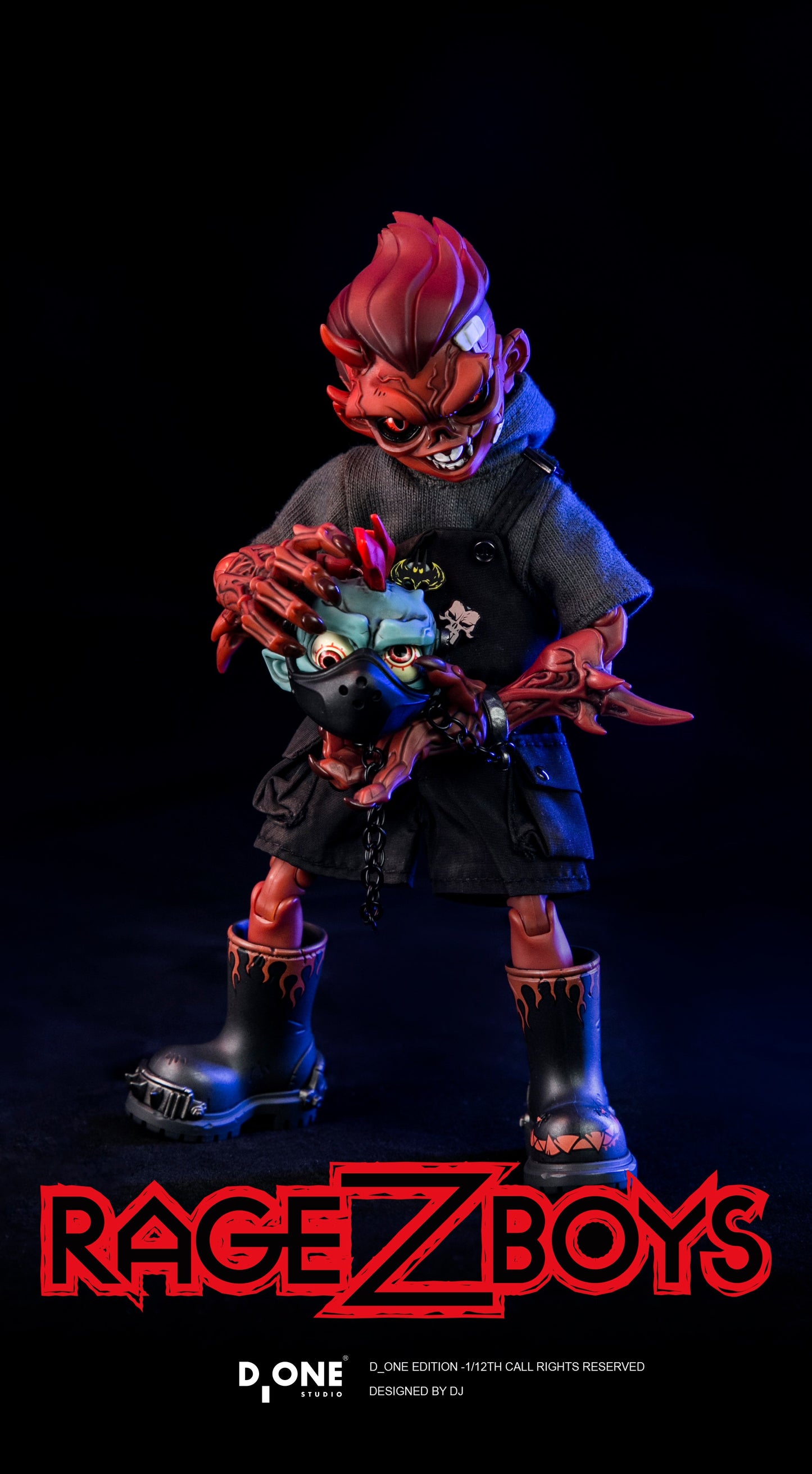 Rage Z Boys D_ONE Studio Ya Zai 1/12 Licensed Action Figure