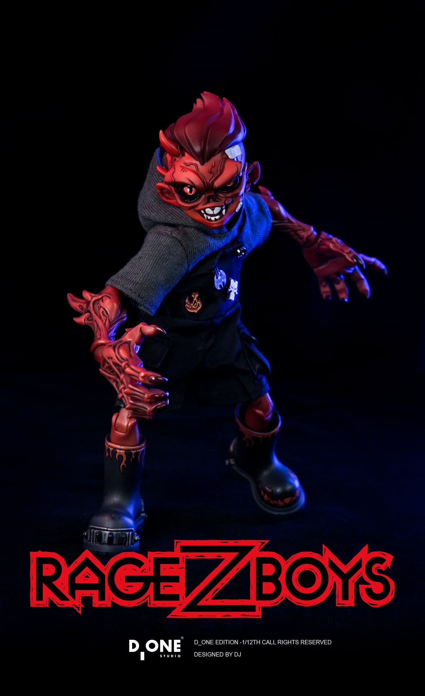 Rage Z Boys D_ONE Studio Ya Zai 1/12 Licensed Action Figure