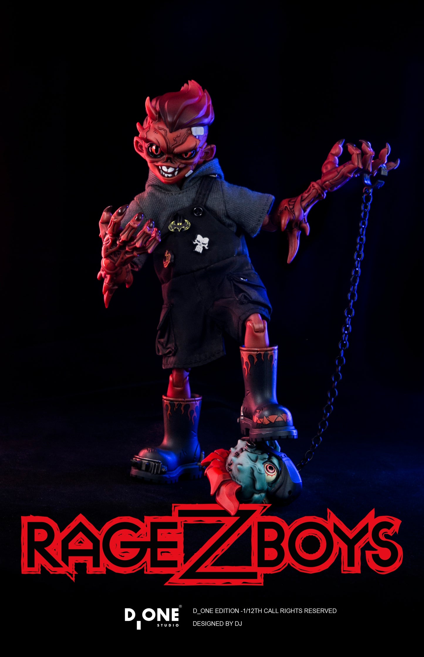 Rage Z Boys D_ONE Studio Ya Zai 1/12 Licensed Action Figure