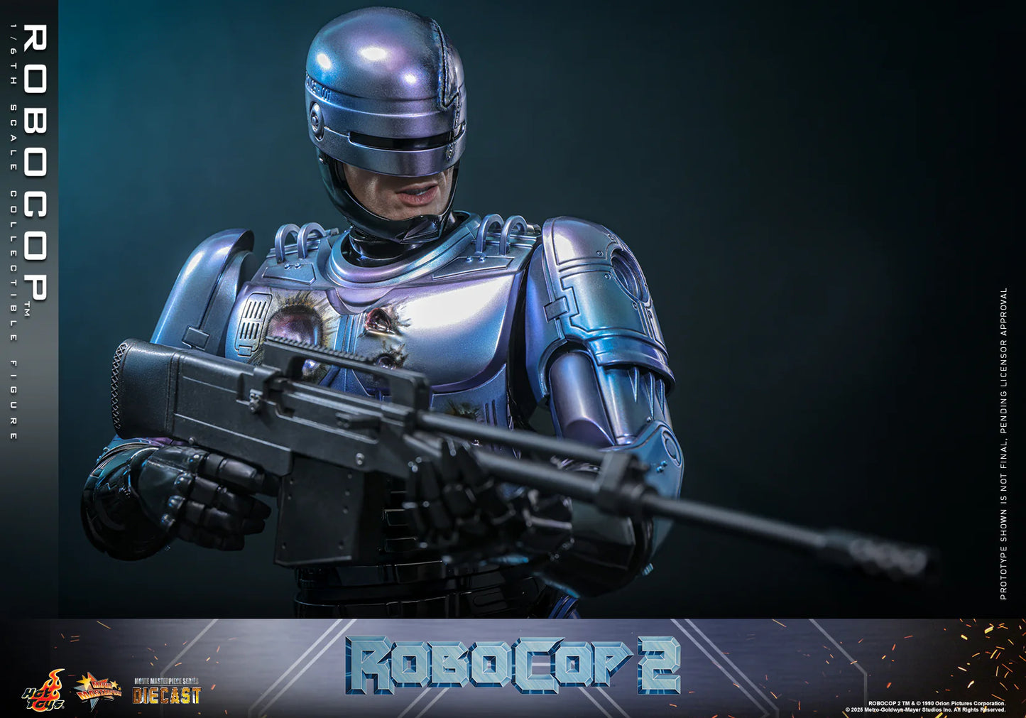 RoboCop Hot Toys Peter Weller RoboCop 2 (Special Edition) MMS827D74B Licensed Action Figure