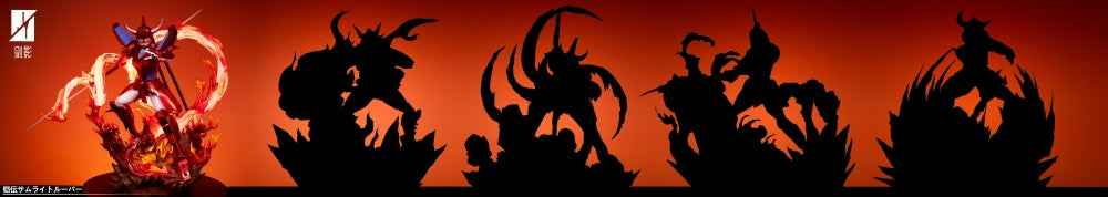 Ronin Warriors Jian Ying Studio Rekka Wildfire Armor Sanada Ryo 1/6 Resin Statue