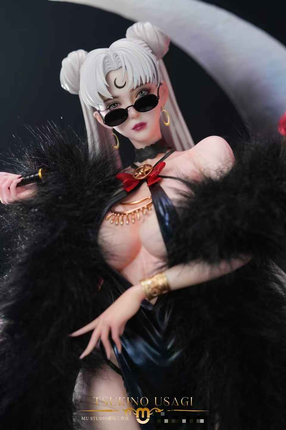 Sailor Moon MU Studio Dark Moon Sailor Resin Statue