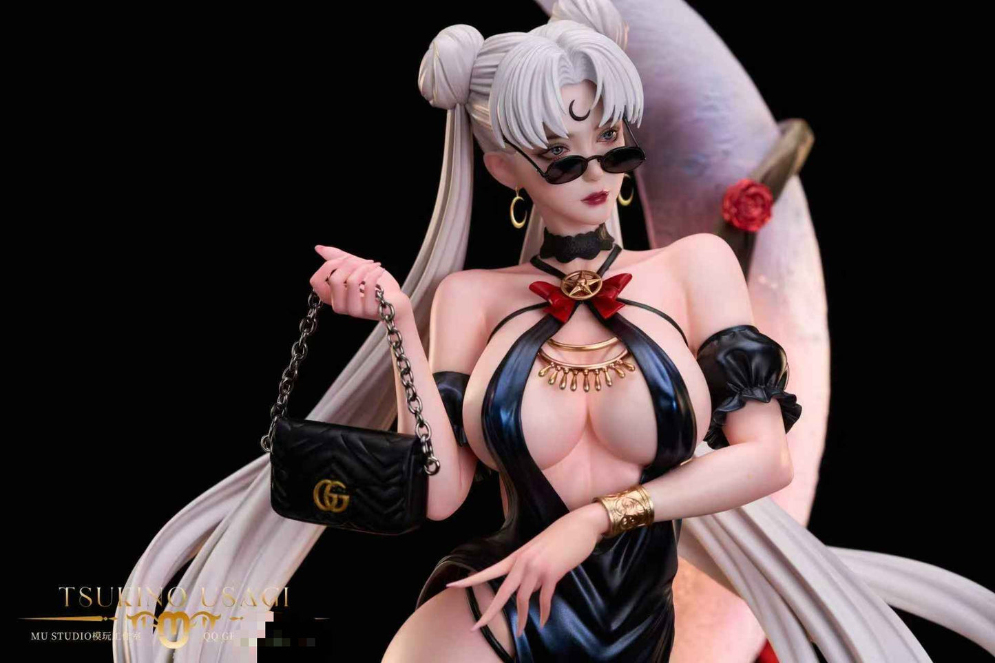 Sailor Moon MU Studio Dark Moon Sailor Resin Statue