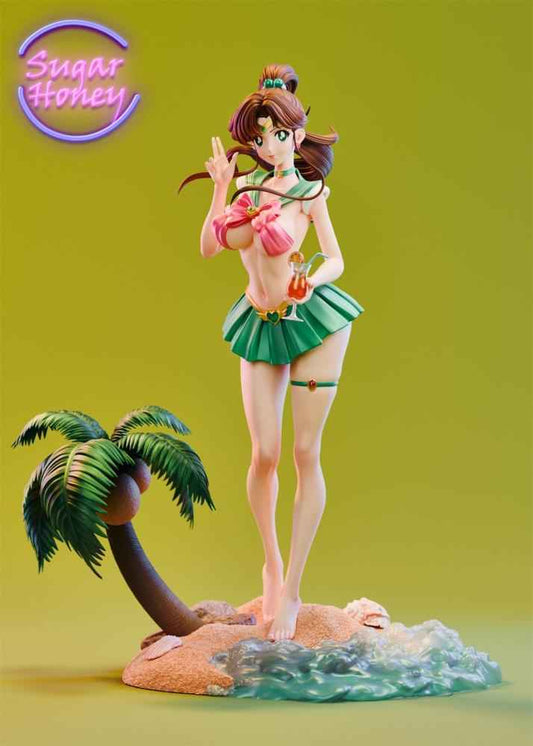 Sailor Moon Sugar Honey Studio Swimsuit Kino Makoto Sailor Jupiter Resin Statue