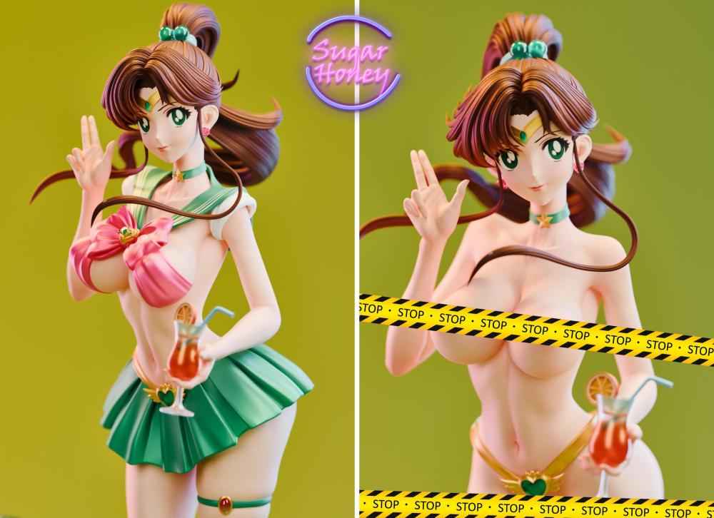 Sailor Moon Sugar Honey Studio Swimsuit Kino Makoto Sailor Jupiter Resin Statue