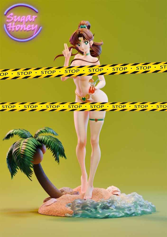 Sailor Moon Sugar Honey Studio Swimsuit Kino Makoto Sailor Jupiter Resin Statue